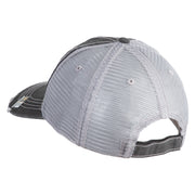 U.S. Army 442nd Infantry Regiment Embroidered Low Profile Special Cotton Mesh Cap - Black OSFM