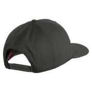 Sasquatch Sign Embroidered Solid Cotton Twill Pro Style Cap - Charcoal OSFM