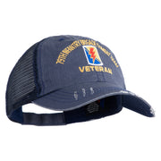 U.S. Army 79th Infantry Brigade Combat Team Embroidered Low Profile Special Cotton Mesh Cap - Navy OSFM