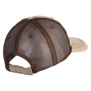 U.S. Army 13th Airborne Divison Embroidered Low Profile Special Cotton Mesh Cap - Khaki-Brown OSFM