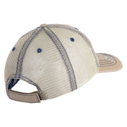 U.S. Army Airborne Command Embroidered Low Profile Special Cotton Mesh Cap - Khaki OSFM