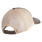 U.S. Army Air Force Embroidered Low Profile Special Cotton Mesh Cap - Brown-Khaki OSFM