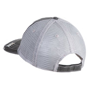 U.S. Army 75 Ranger Regiment Embroidered Low Profile Special Cotton Mesh Cap - Black OSFM