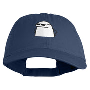 The Smug Guy Embroidered Low Profile Dyed Cotton Twill Cap - Navy OSFM