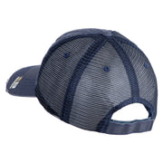 U.S. Army 75 Ranger Regiment Embroidered Low Profile Special Cotton Mesh Cap - Navy OSFM