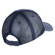 U.S. Army 75 Ranger Regiment Embroidered Low Profile Special Cotton Mesh Cap - Navy OSFM
