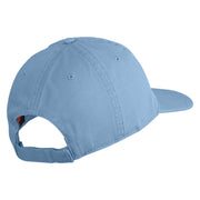 The Smug Guy Embroidered Low Profile Dyed Cotton Twill Cap - Sky Blue OSFM