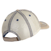 U.S. Army 75 Ranger Regiment Embroidered Low Profile Special Cotton Mesh Cap - Khaki OSFM