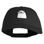 The Smug Guy Embroidered Low Profile Dyed Cotton Twill Cap - Black OSFM