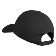 The Smug Guy Embroidered Low Profile Dyed Cotton Twill Cap - Black OSFM