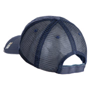 U.S. Army 75th Ranger Regiment Embroidered Low Profile Special Cotton Mesh Cap - Navy OSFM