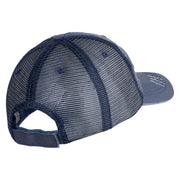 U.S. Army 75th Ranger Regiment Embroidered Low Profile Special Cotton Mesh Cap - Navy OSFM