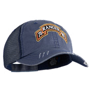 U.S. Army 75th Ranger Regiment Embroidered Low Profile Special Cotton Mesh Cap - Navy OSFM