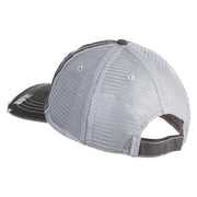 U.S. Army 75th Ranger Regiment Embroidered Low Profile Special Cotton Mesh Cap - Black OSFM