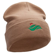 Golf Cup and Greens Embroidered 12 inch Acrylic Cuffed Long Beanie