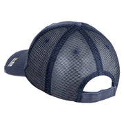 U.S. Army 75th Ranger Special Troops Battalion Embroidered Low Profile Special Cotton Mesh Cap - Navy OSFM
