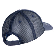 U.S. Army 75th Ranger Special Troops Battalion Embroidered Low Profile Special Cotton Mesh Cap - Navy OSFM