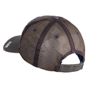 U.S. Army 75th Ranger Special Troops Battalion Embroidered Low Profile Special Cotton Mesh Cap - Brown OSFM