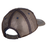 U.S. Army 75th Ranger Special Troops Battalion Embroidered Low Profile Special Cotton Mesh Cap - Brown OSFM