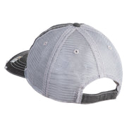 U.S. Army 75th Ranger Special Troops Battalion Embroidered Low Profile Special Cotton Mesh Cap - Black OSFM