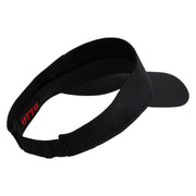 Dragon’s Eye Icon Embroidered Cotton Twill Sun Visor - Black OSFM