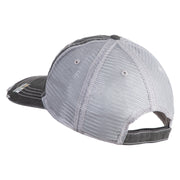 U.S. Army 75th Ranger Military Intelligence Battalion Embroidered Low Profile Special Cotton Mesh Cap - Black OSFM