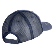 U.S. Army 1st Ranger Battalion Embroidered Low Profile Special Cotton Mesh Cap - Navy OSFM