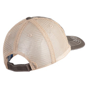 U.S. Army 2nd Ranger Battalion Embroidered Low Profile Special Cotton Mesh Cap - Brown-Khaki OSFM