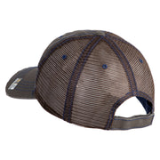 U.S. Army 2nd Ranger Battalion Embroidered Low Profile Special Cotton Mesh Cap - Brown OSFM