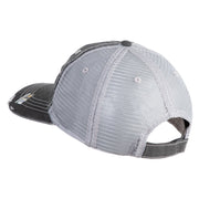 U.S. Army 3rd Ranger Battalion Embroidered Low Profile Special Cotton Mesh Cap - Black OSFM