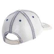 U.S. Army Paratrooper and Ranger Badge Embroidered Low Profile Special Cotton Mesh Cap - Putty OSFM