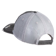 U.S. Army Paratrooper and Ranger Badge Embroidered Low Profile Special Cotton Mesh Cap - Black OSFM