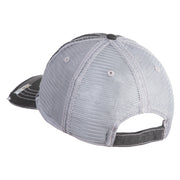 U.S. Army Air Assualt Badge Embroidered Low Profile Special Cotton Mesh Cap - Black OSFM