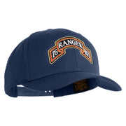 U.S. Army 75th Ranger Regiment Embroidered Retro Cotton Blend Snapback Cap - Navy OSFM