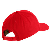 U.S. Army 75th Ranger Regiment Embroidered Retro Cotton Blend Snapback Cap - Red OSFM