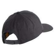 U.S. Army 75th Ranger Special Troops Battalion Embroidered Retro Cotton Blend Snapback Cap - Charcoal OSFM