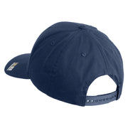 U.S. Army 1st Ranger Battalion Embroidered Retro Cotton Blend Snapback Cap - Navy OSFM