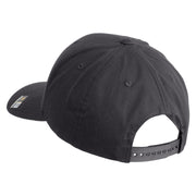 U.S. Army 1st Ranger Battalion Embroidered Retro Cotton Blend Snapback Cap - Charcoal OSFM