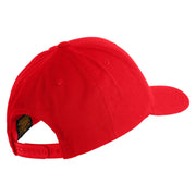 U.S. Army 1st Ranger Battalion Embroidered Retro Cotton Blend Snapback Cap - Red OSFM