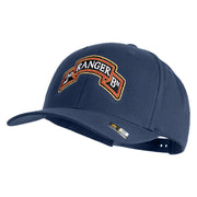 U.S. Army 2nd Ranger Battalion Embroidered Retro Cotton Blend Snapback Cap - Navy OSFM