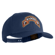 U.S. Army 2nd Ranger Battalion Embroidered Retro Cotton Blend Snapback Cap - Navy OSFM