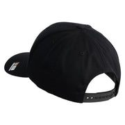 U.S. Army 2nd Ranger Battalion Embroidered Retro Cotton Blend Snapback Cap - Black OSFM