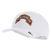 U.S. Army 2nd Ranger Battalion Embroidered Retro Cotton Blend Snapback Cap - White OSFM