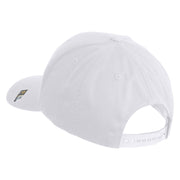 U.S. Army 2nd Ranger Battalion Embroidered Retro Cotton Blend Snapback Cap - White OSFM