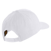 U.S. Army 2nd Ranger Battalion Embroidered Retro Cotton Blend Snapback Cap - White OSFM