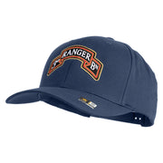 U.S. Army 3rd Ranger Battalion Embroidered Retro Cotton Blend Snapback Cap - Navy OSFM