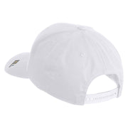 U.S. Army 3rd Ranger Battalion Embroidered Retro Cotton Blend Snapback Cap - White OSFM