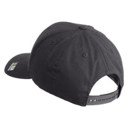 U.S. Army Paratrooper and Ranger Badge Embroidered Retro Cotton Blend Snapback Cap - Charcoal OSFM