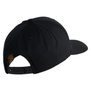 U.S. Army Air Assault Badge Embroidered Retro Cotton Blend Snapback Cap - Black OSFM