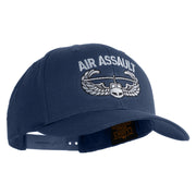 U.S. Army Air Assault Badge Embroidered Retro Cotton Blend Snapback Cap - Navy OSFM